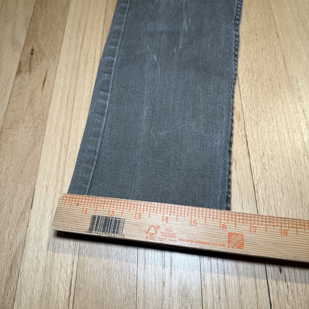 Levis‎ 511 Jeans Mens 29x30 Grayish Green Slim Straight Stretch Light Wash Denim - Picture 7 of 12